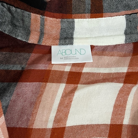 Black, Orange, White Flannel - Picture 2 of 2